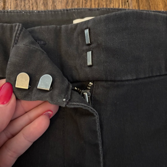 LOFT Dark Gray Bermuda Shorts with Front Pockets - Picture 6 of 9